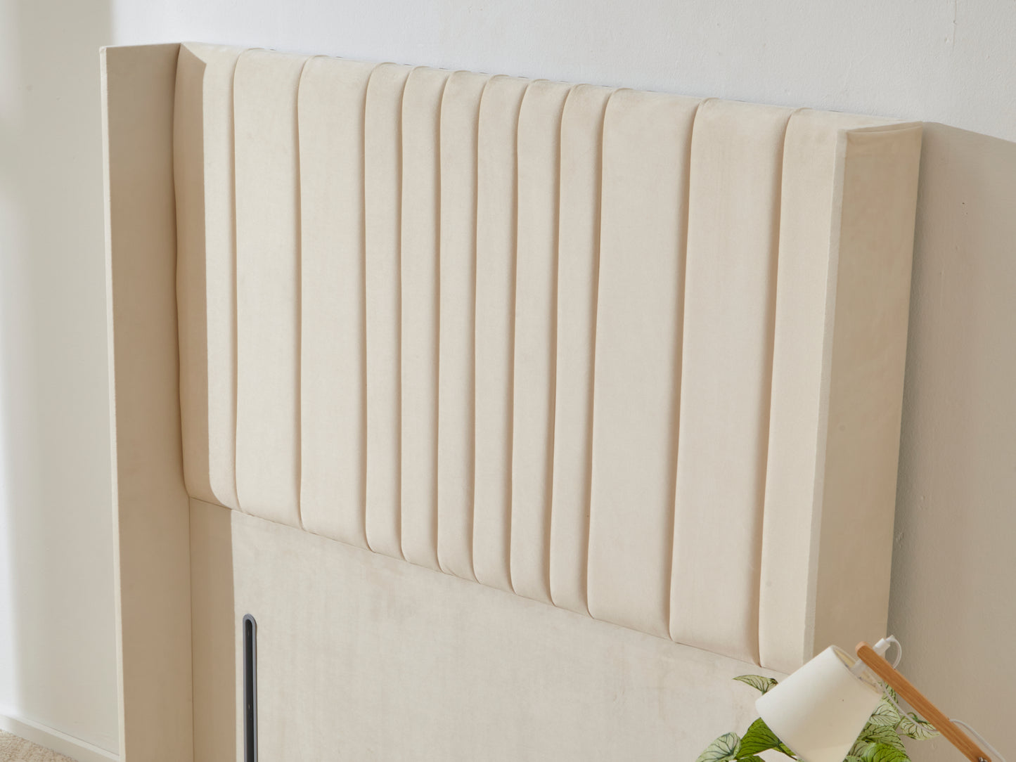 Malaga Wingback Floor Standing Headboard