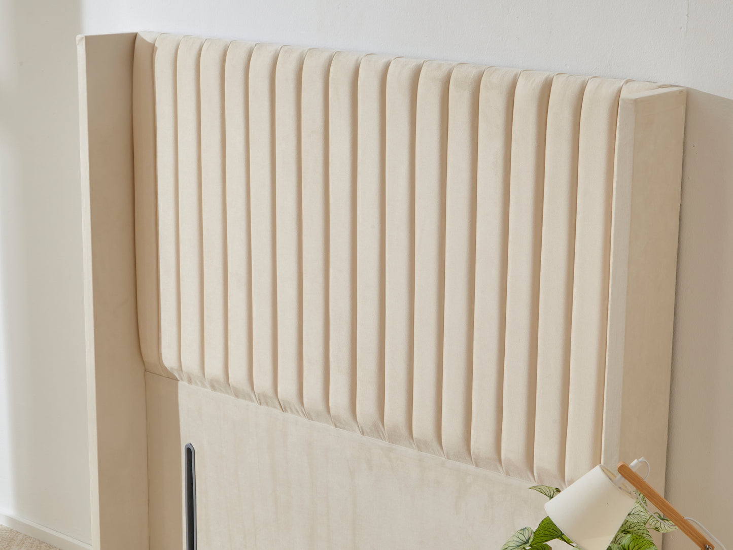 Vienna Wingback Floor Standing Headboard