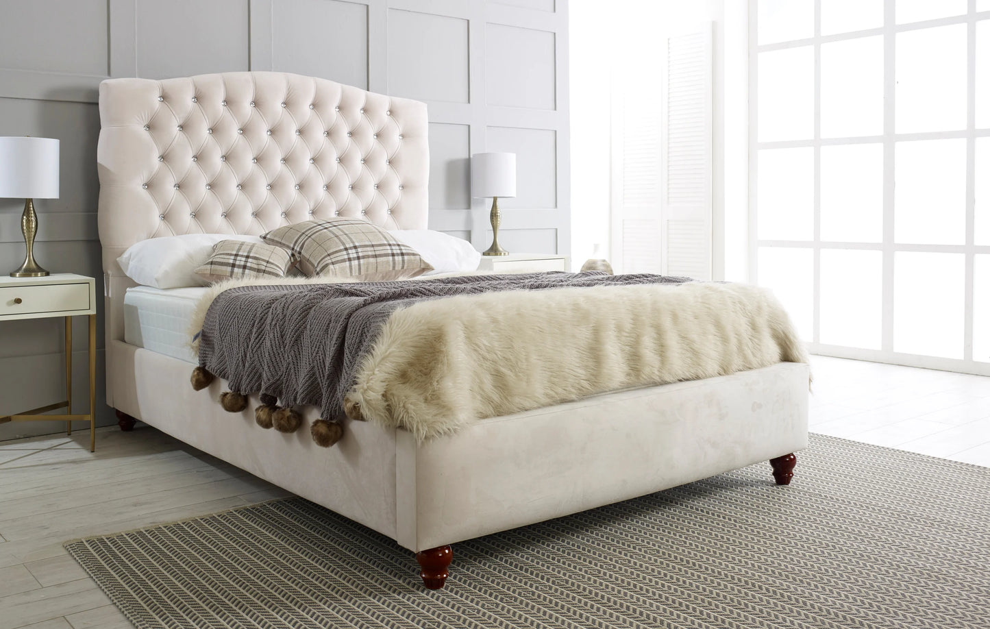 Flora Upholstered Bed