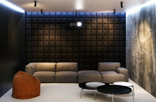 Square Design Upholstered Wall Panels