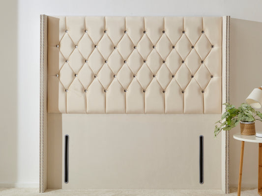 Portsmouth Wingback Floor Standing Headboard