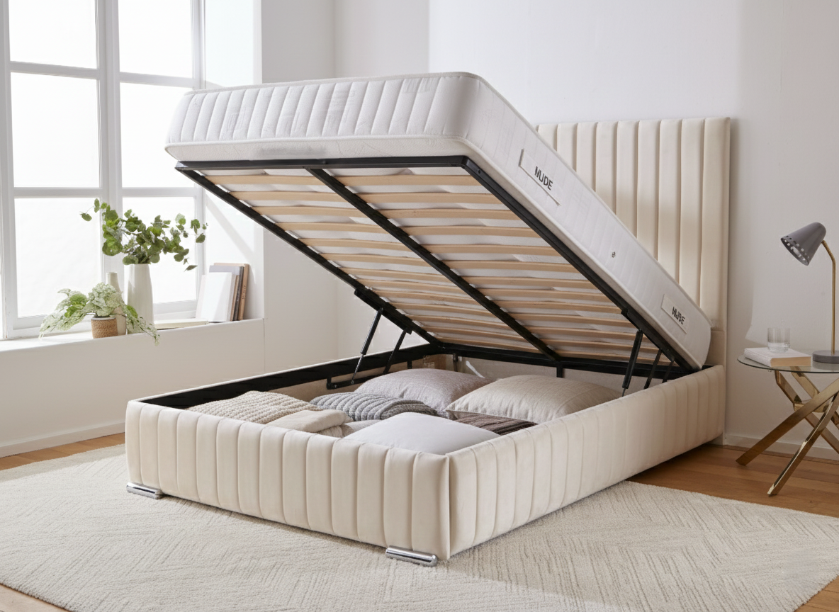 Auckland Upholstered Ottoman Bed