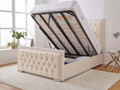 Dallas Upholstered Ottoman Bed