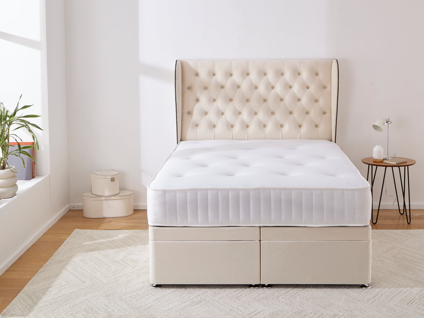 Dune Wingback Ottoman Divan Bed
