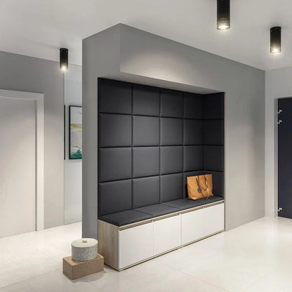 Square Design Upholstered Wall Panels