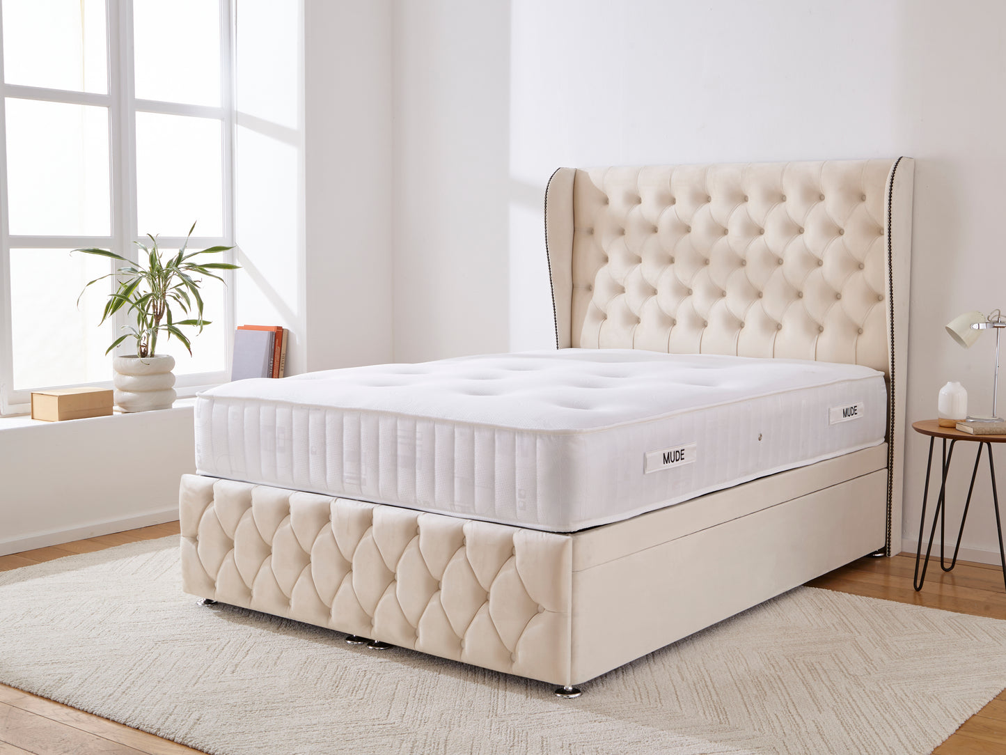 Florence Wingback Ottoman Divan Bed