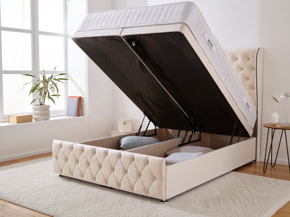 Florence Wingback Ottoman Divan Bed