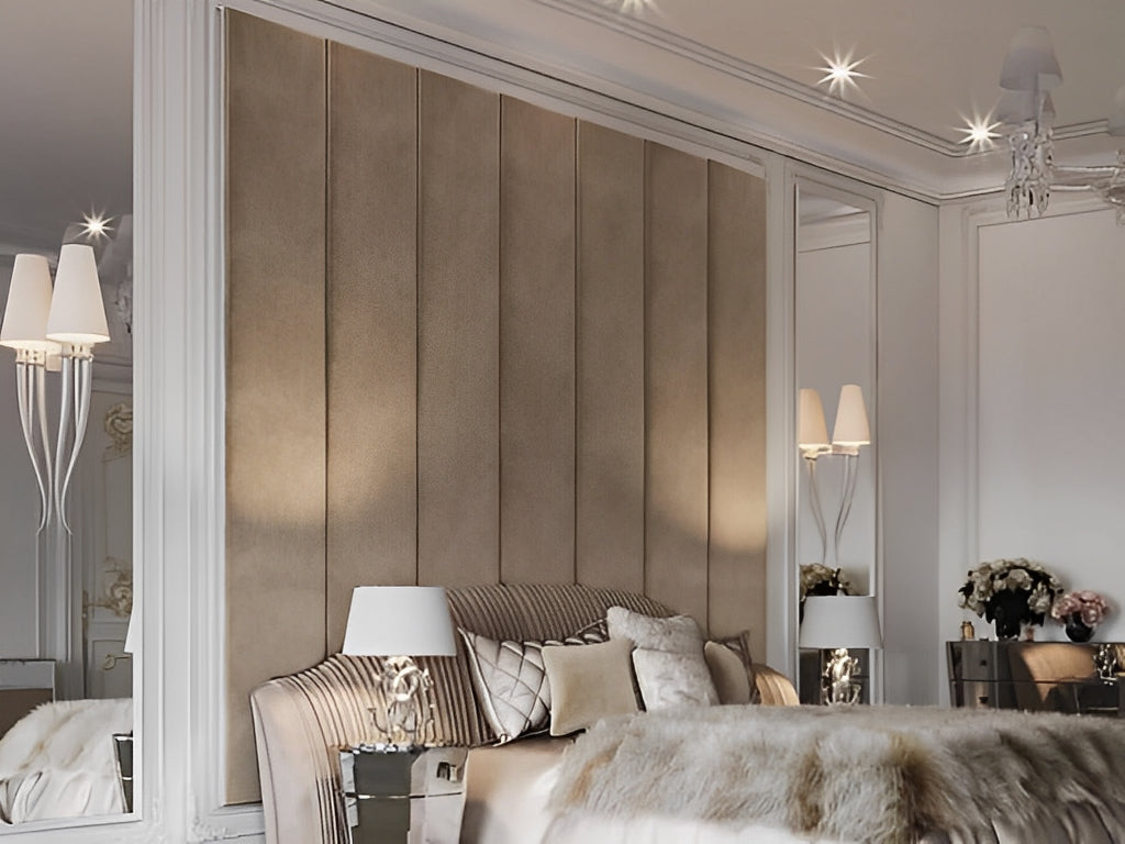 Vertical Upholstered Headboard Panels