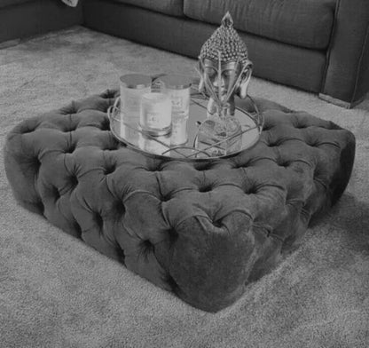 Chesterfield Cube Footstool