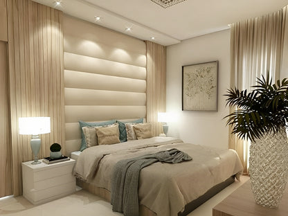 Horizontal Design Upholstered Wall Panels