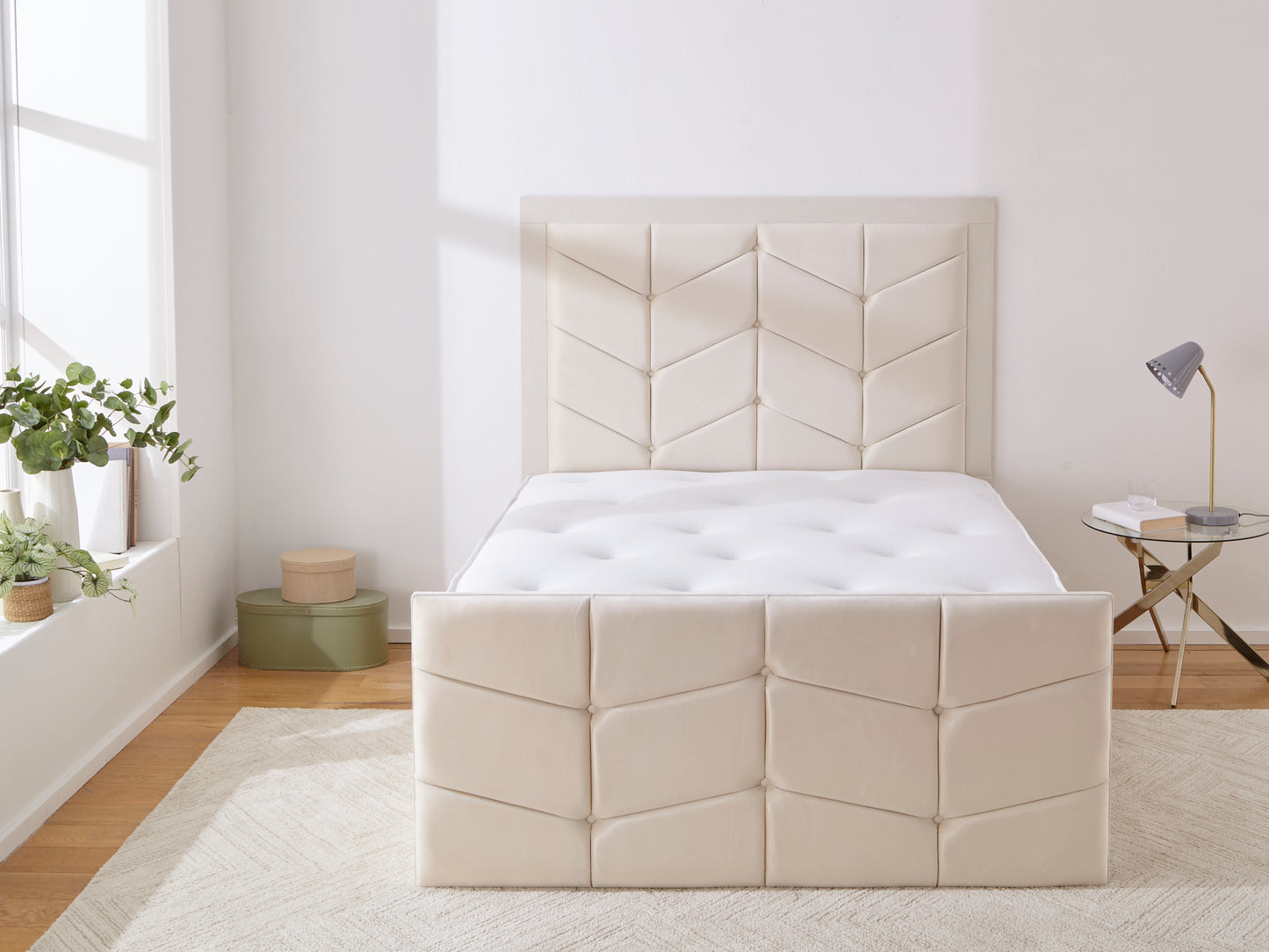 Malta Upholstered Ottoman Bed