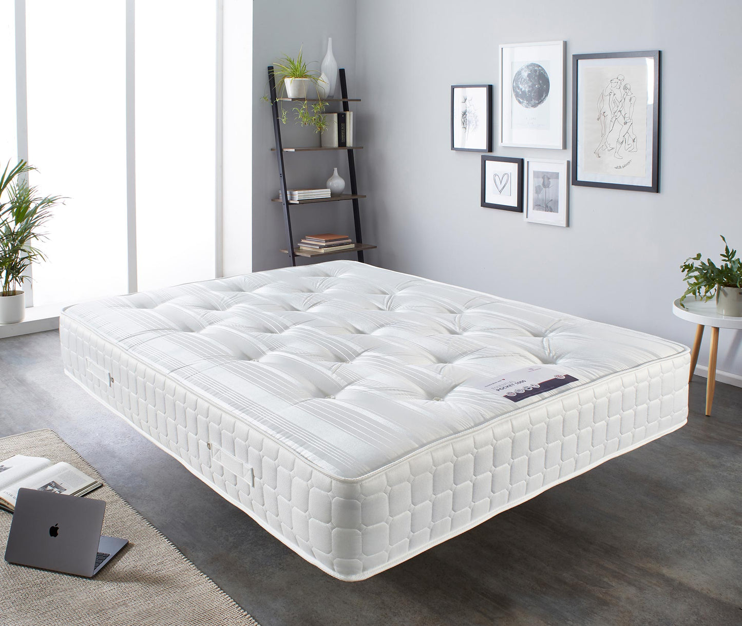 Mude Luxury Memory Pocket 2000 Mattress
