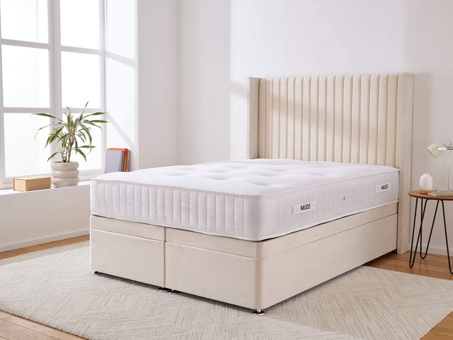 Vienna Wingback Ottoman Divan Bed