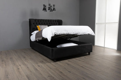 Olivia Upholstered Ottoman Bed