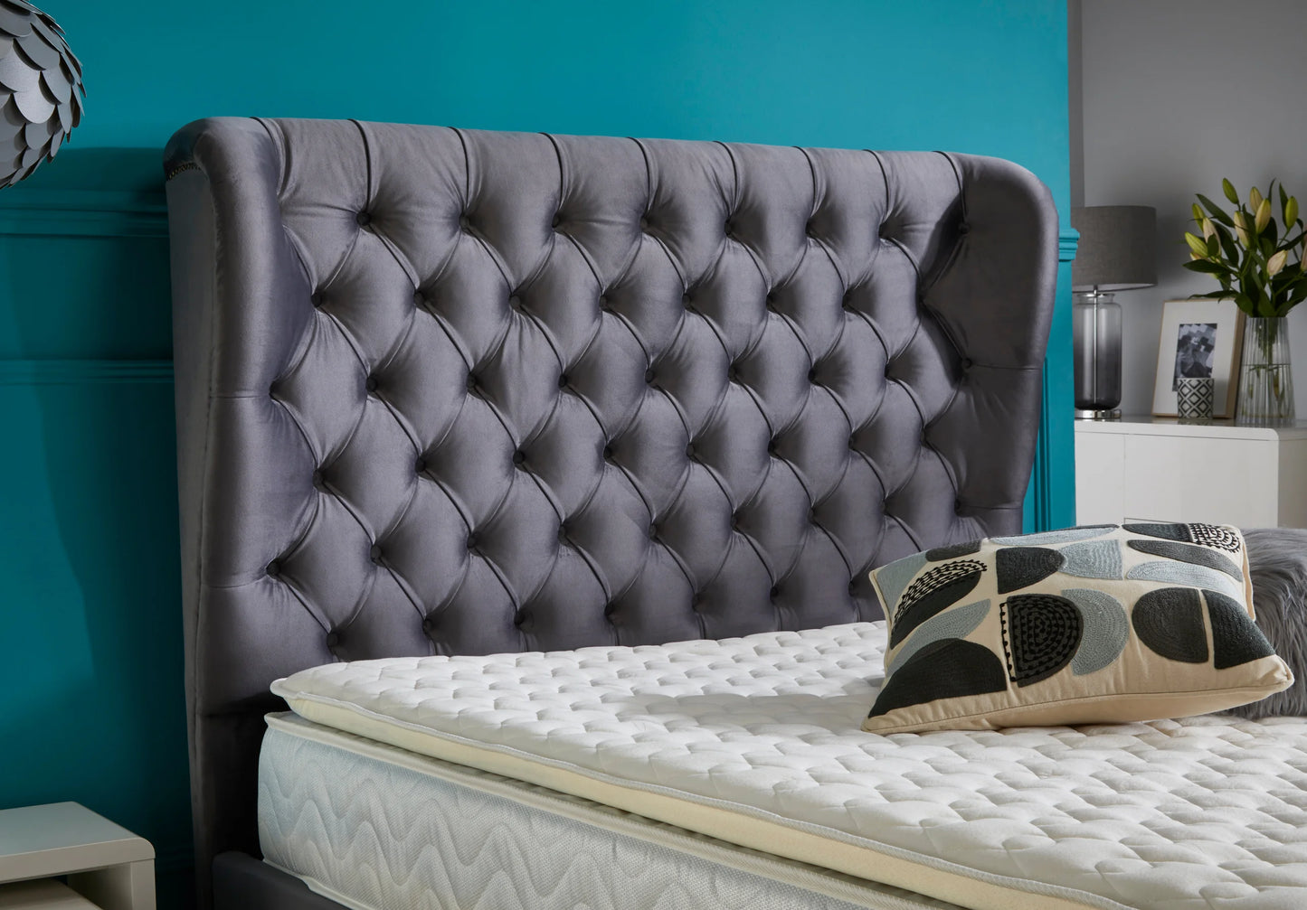 Olivia Upholstered Ottoman Bed